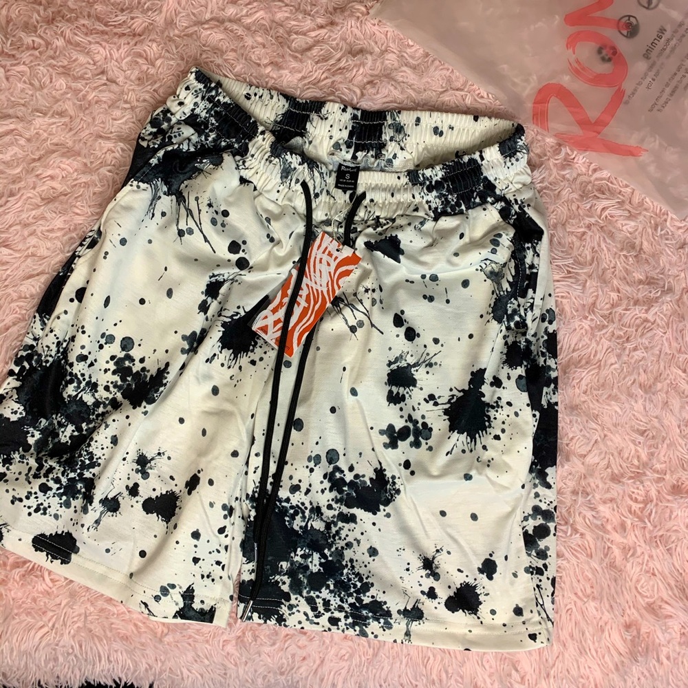 Black & White Shorts